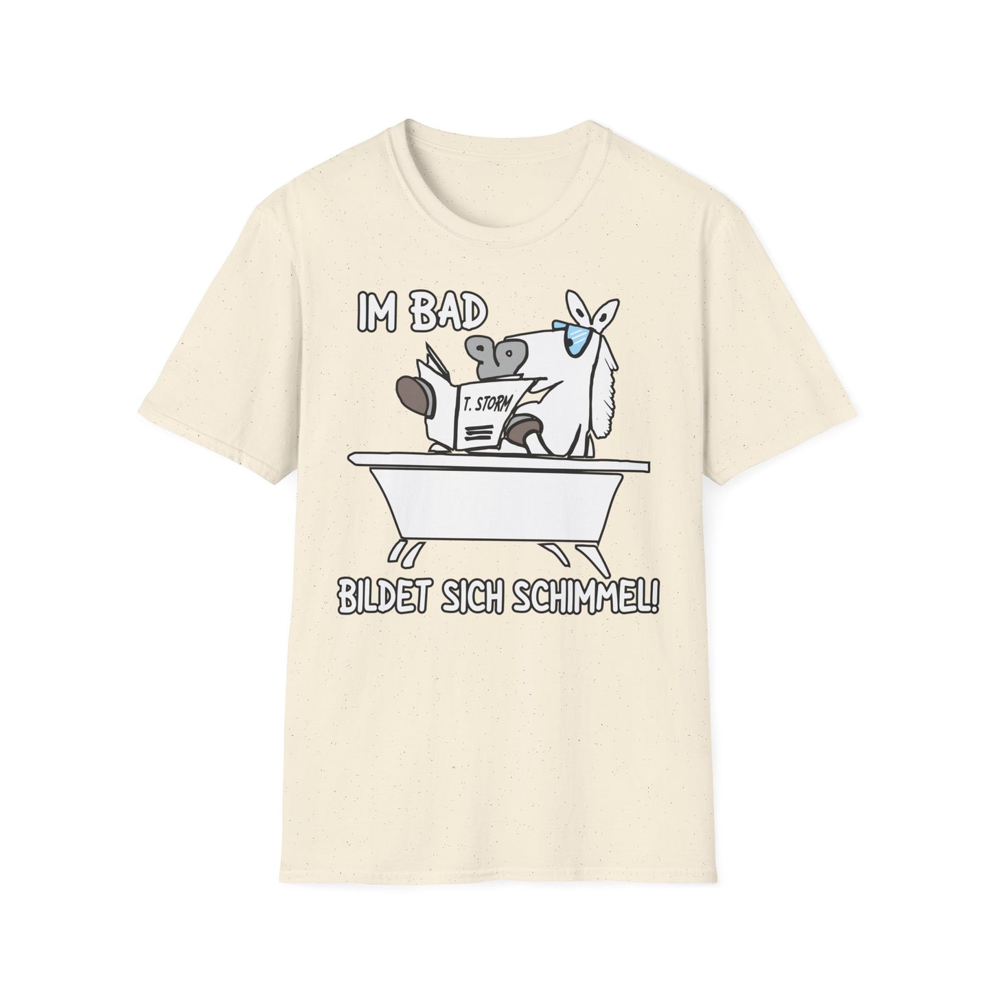 T-Shirt Im Bad bildet sich Schimmel