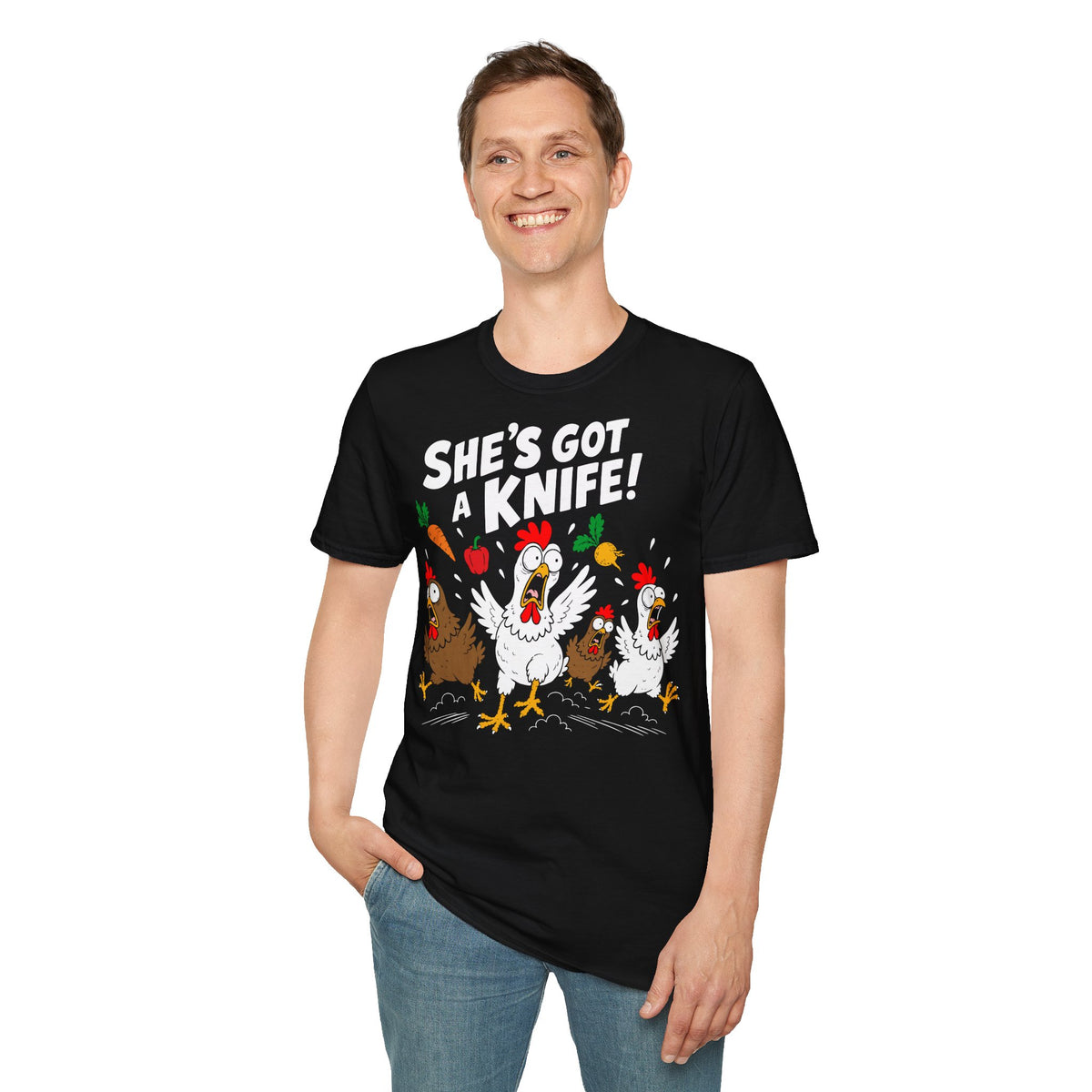 T-Shirt (bis 5XL) She's got a Knife