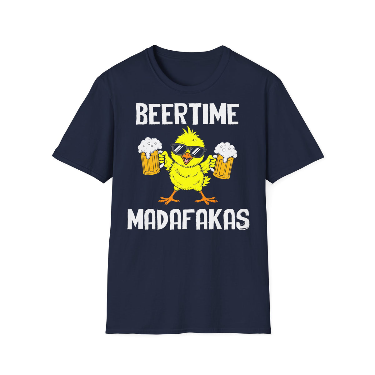 T-Shirt (bis 5XL) Beertime Madafakas