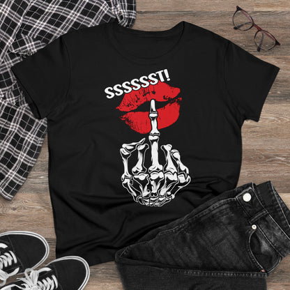 Damen T-Shirt Sssssst