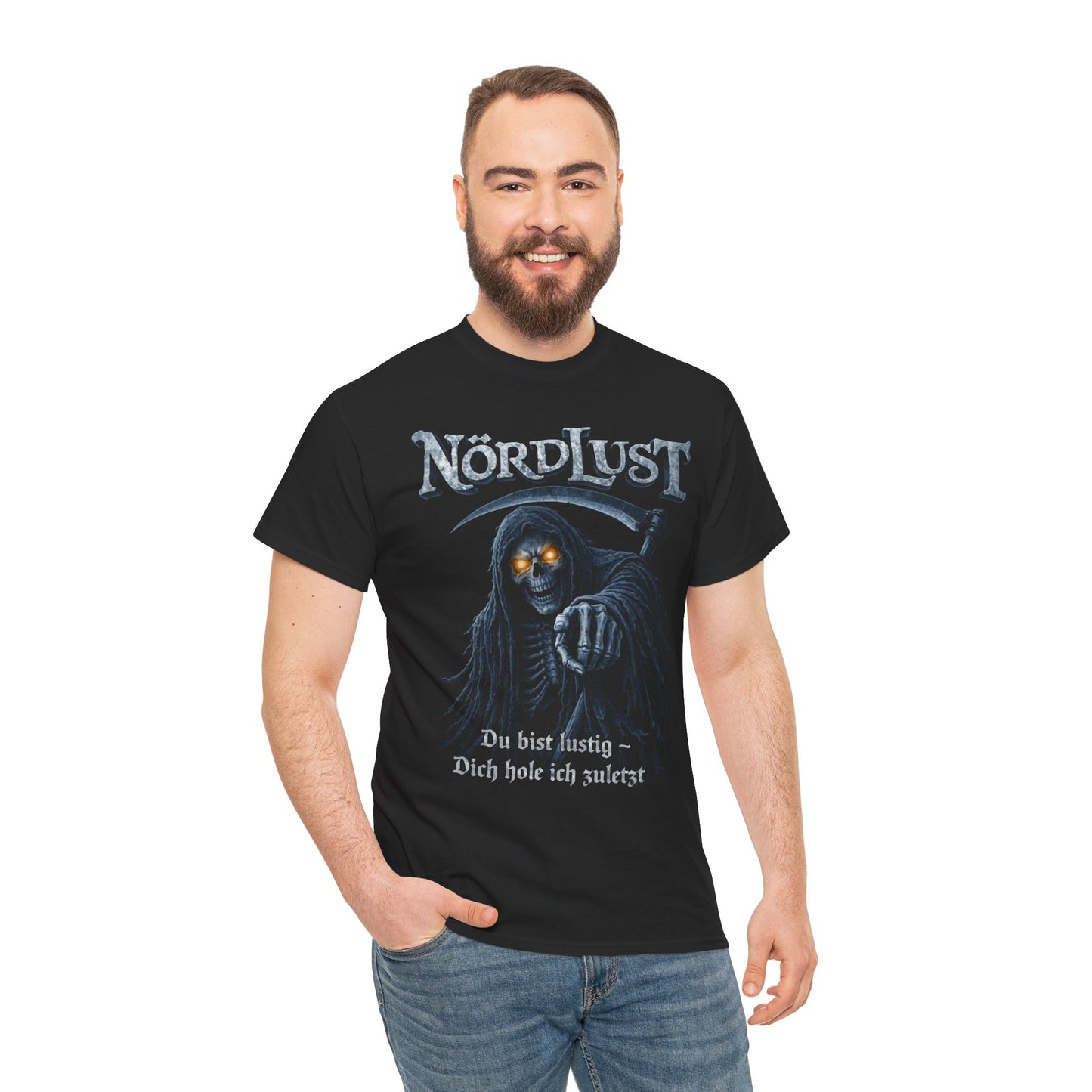 T-Shirt (bis 5XL) NördLust Du bist lustig - Dich hole ich zuletzt