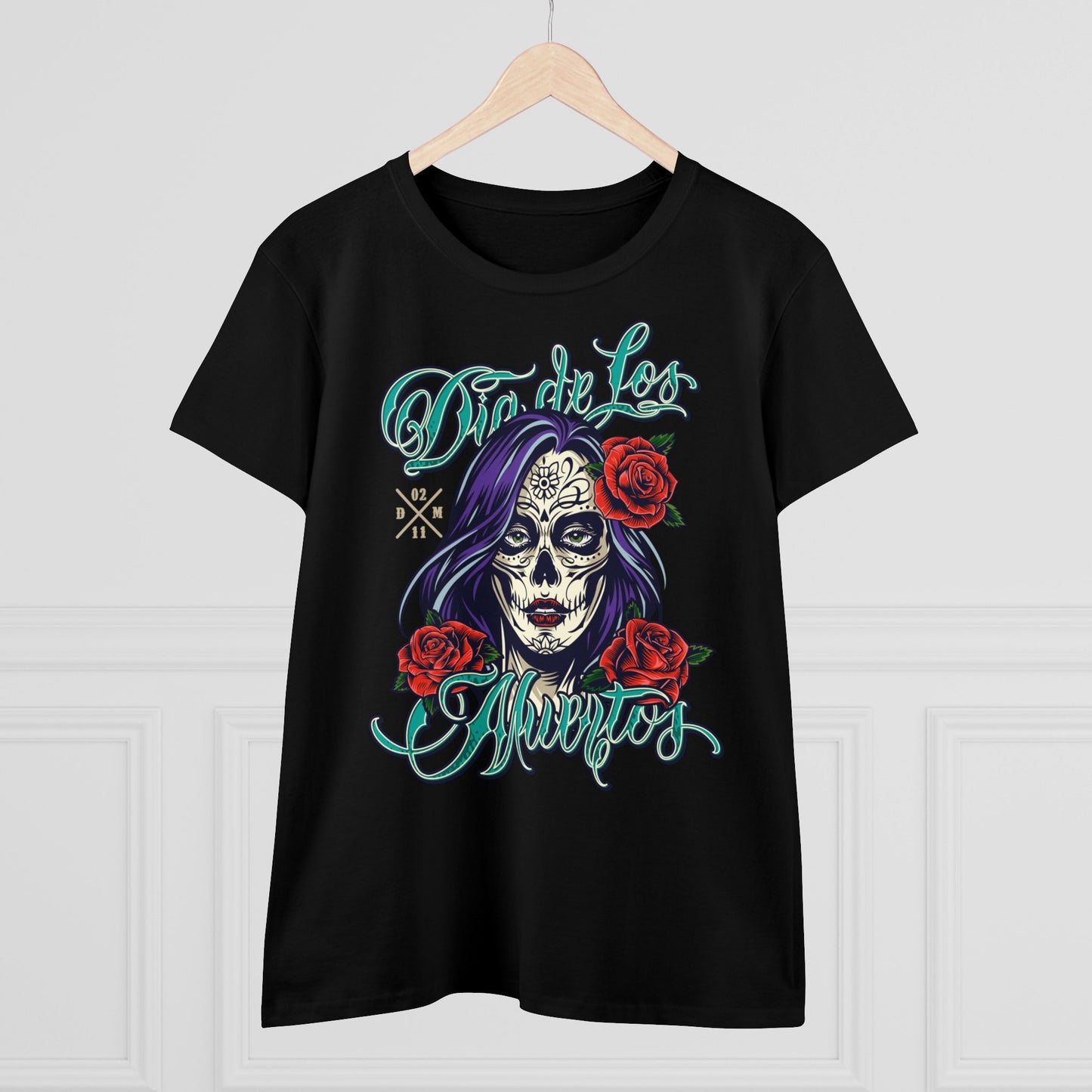 Damen T-Shirt Dia de Los Muertos