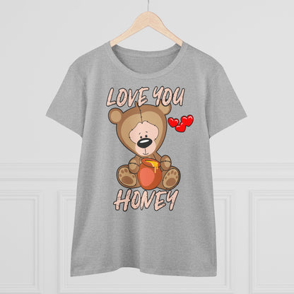 Damen T-Shirt Love you Honey