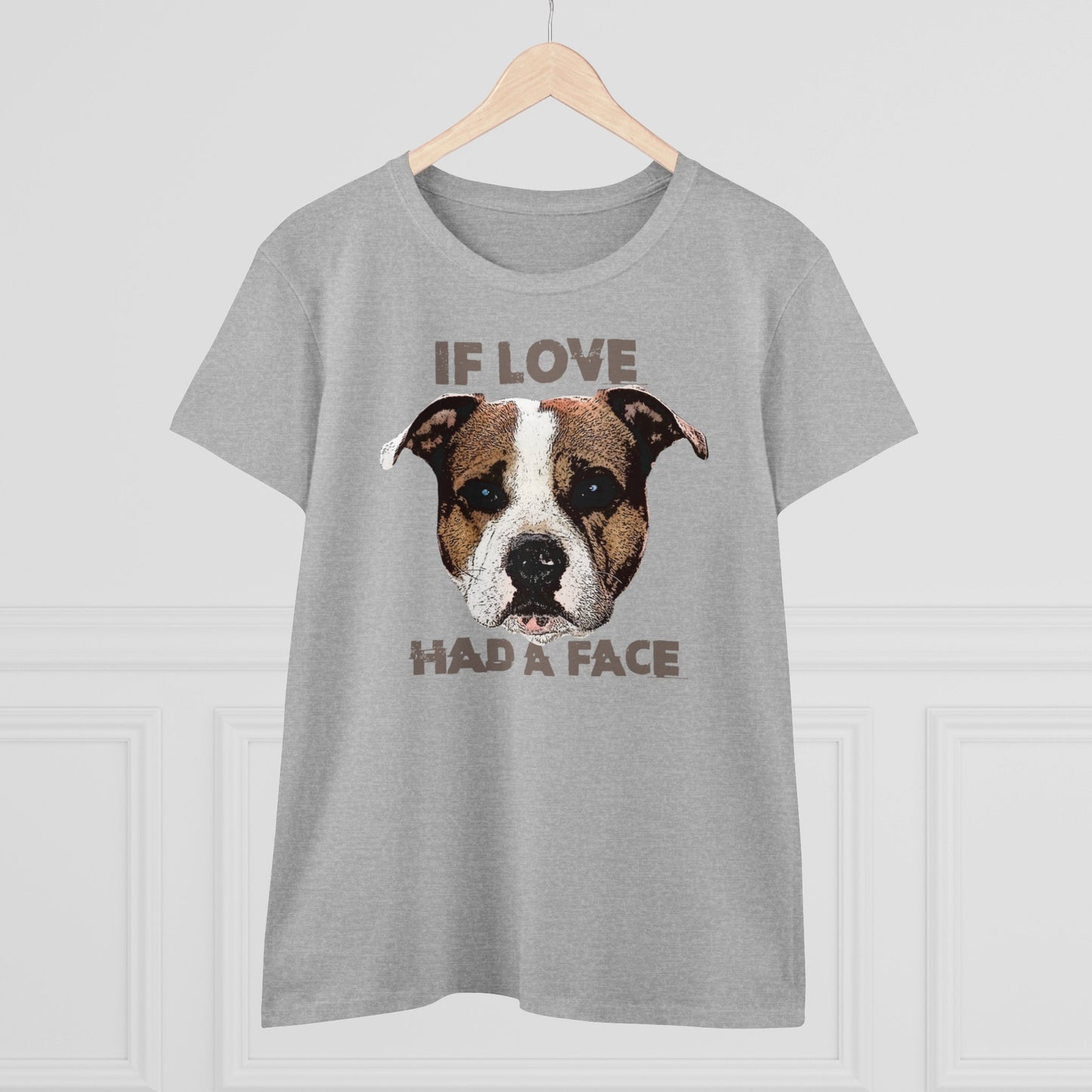 Damen T-Shirt If Love had a Face