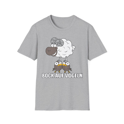 T-Shirt Bock auf Vögeln