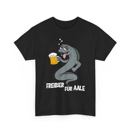 T-Shirt (bis 5XL) Freibier für Aale