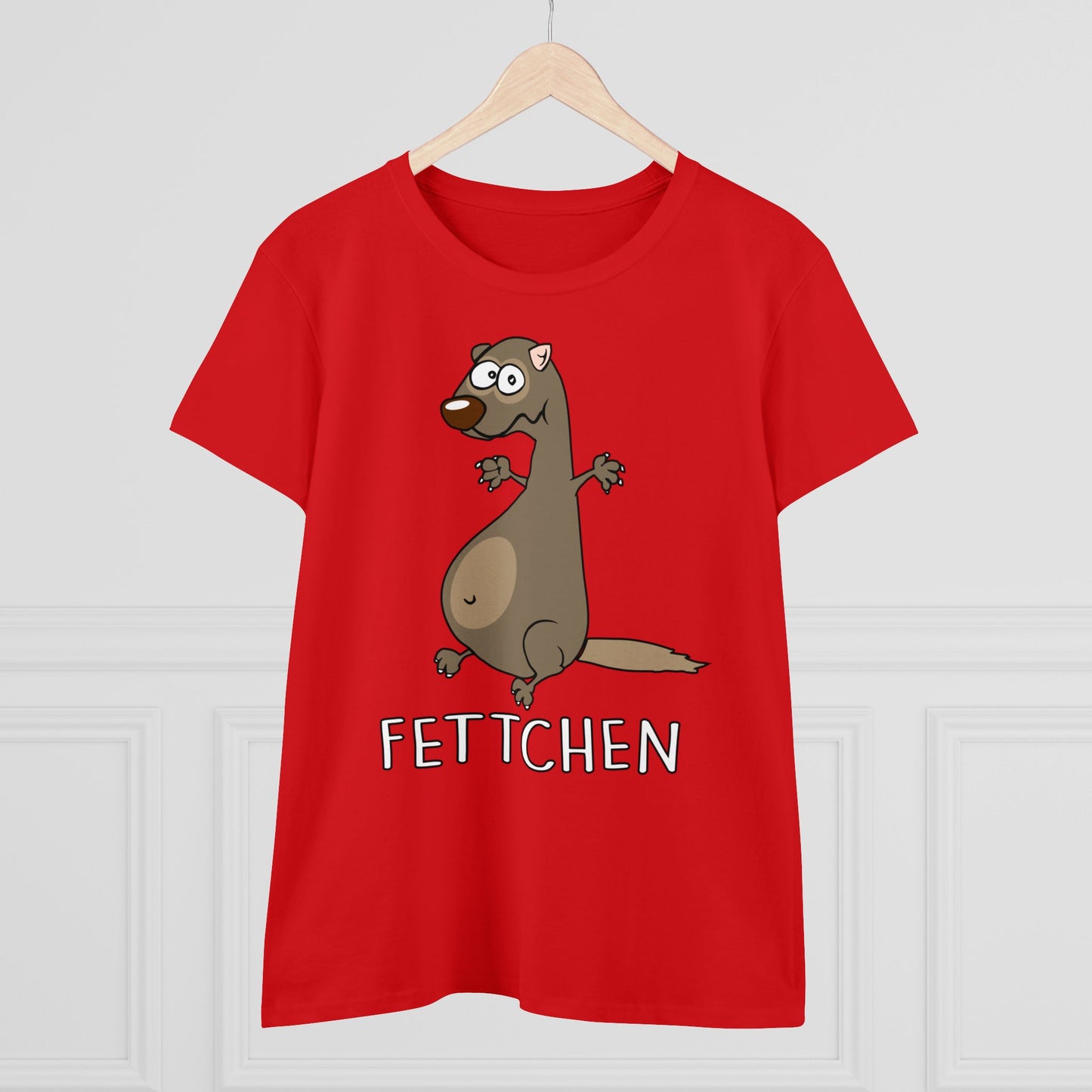 Damen T-Shirt Fettchen