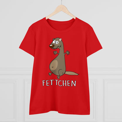 Damen T-Shirt Fettchen