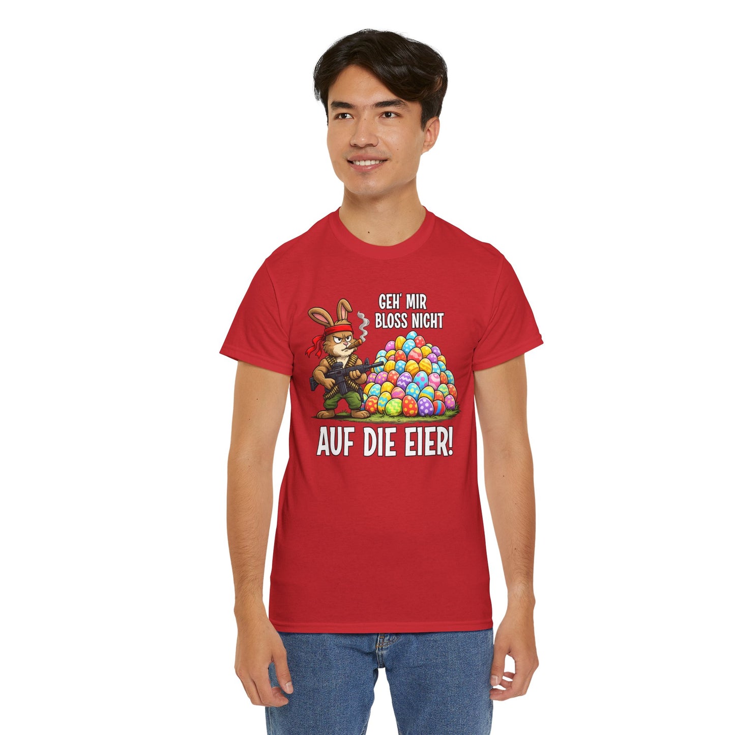 T-Shirt (bis 5XL) Geh' mir bloss nicht auf die Eier