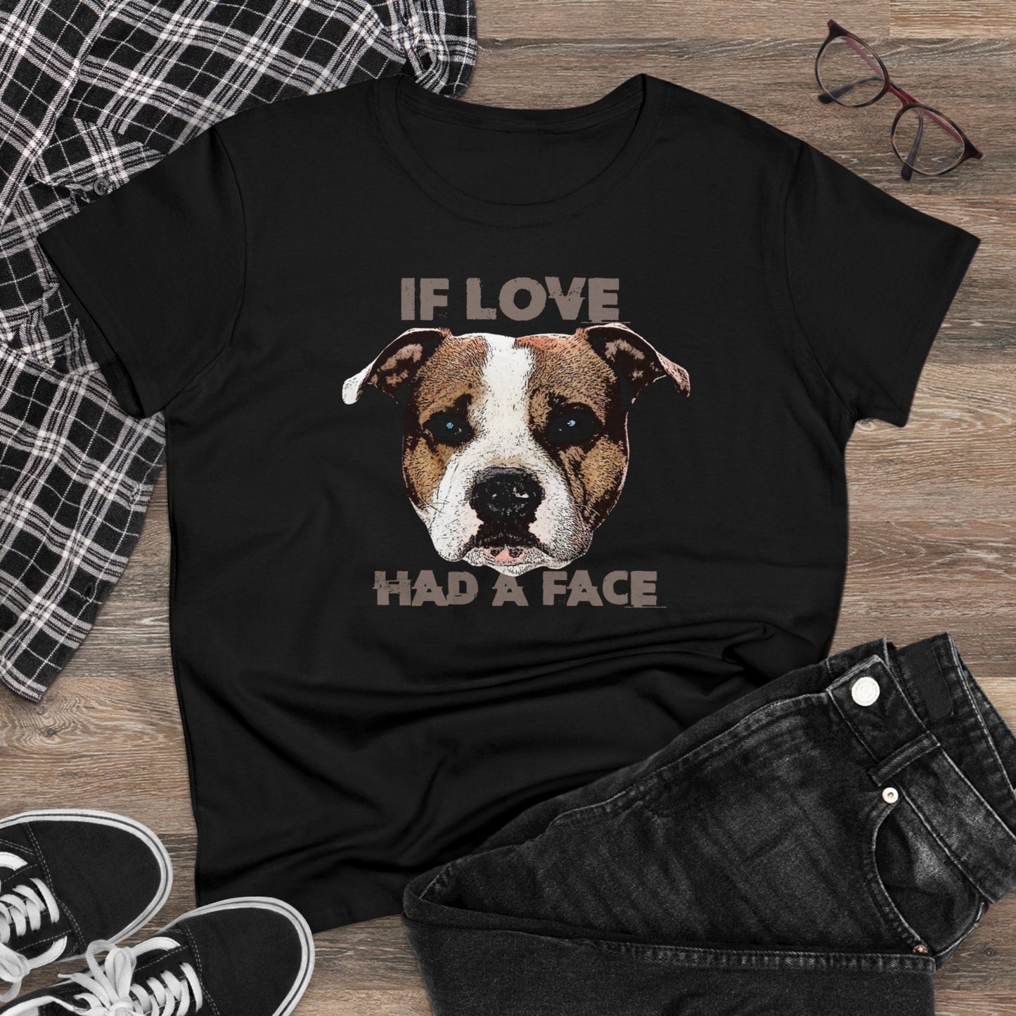 Damen T-Shirt If Love had a Face