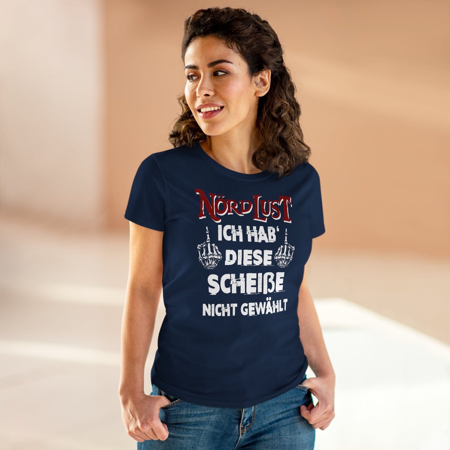 Damen T-Shirt NördLust Ich hab' diese Scheiße nicht gewählt fy
