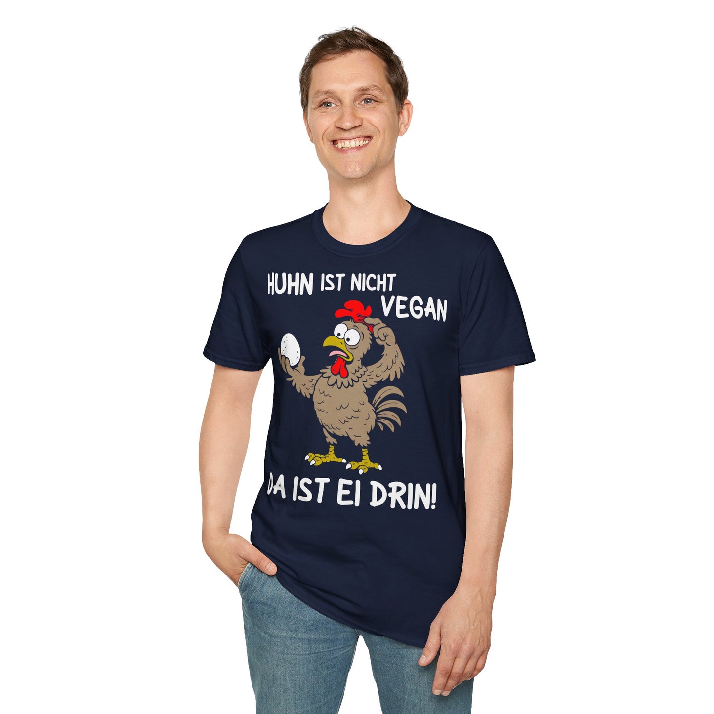 T-Shirt (bis 5XL) Huhn ist nicht vegan