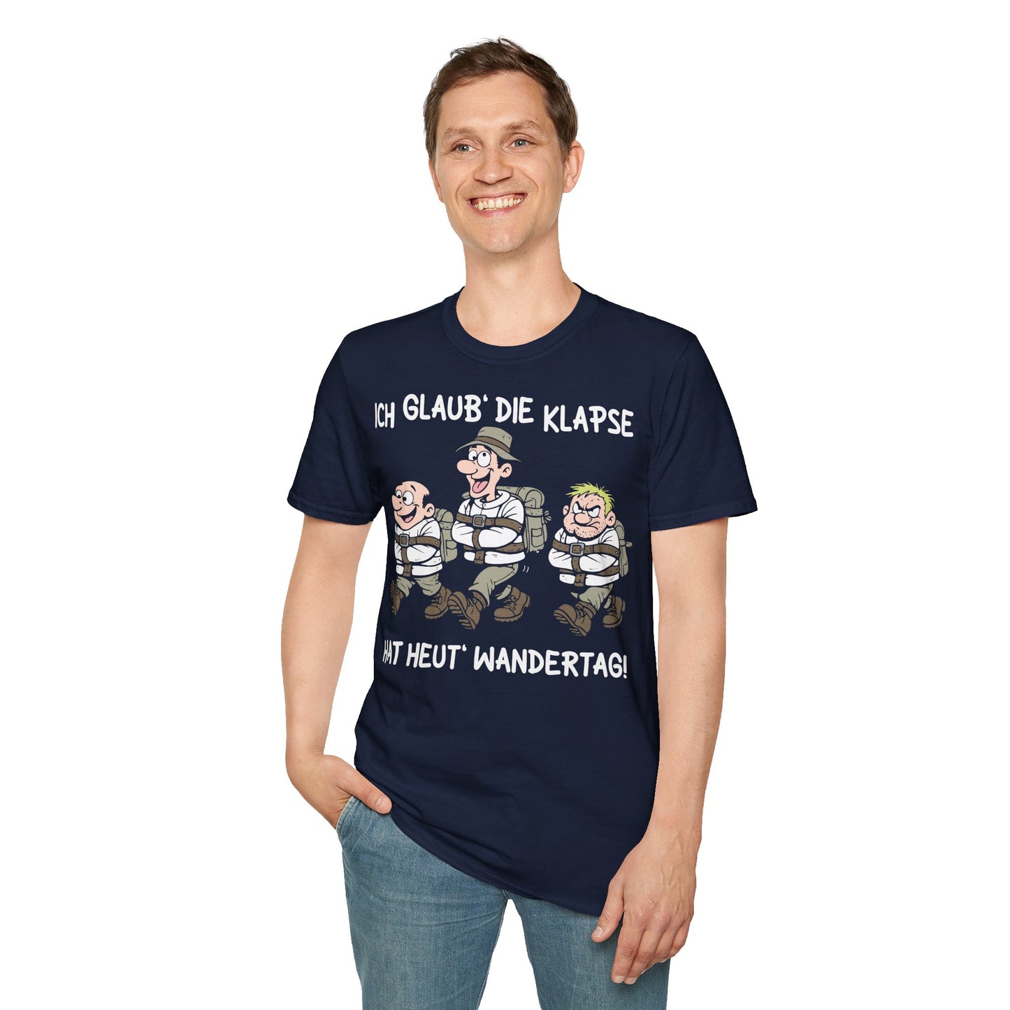 T-Shirt (bis 5XL) Ich glaub', die Klapse hat heut' Wandertag