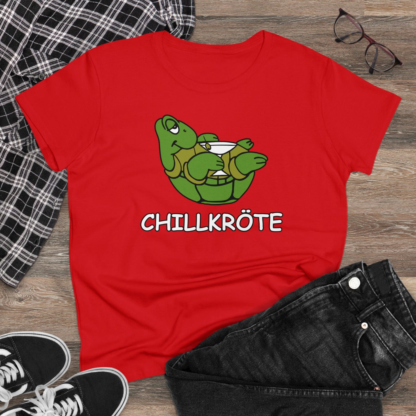 Damen T-Shirt Chillkröte
