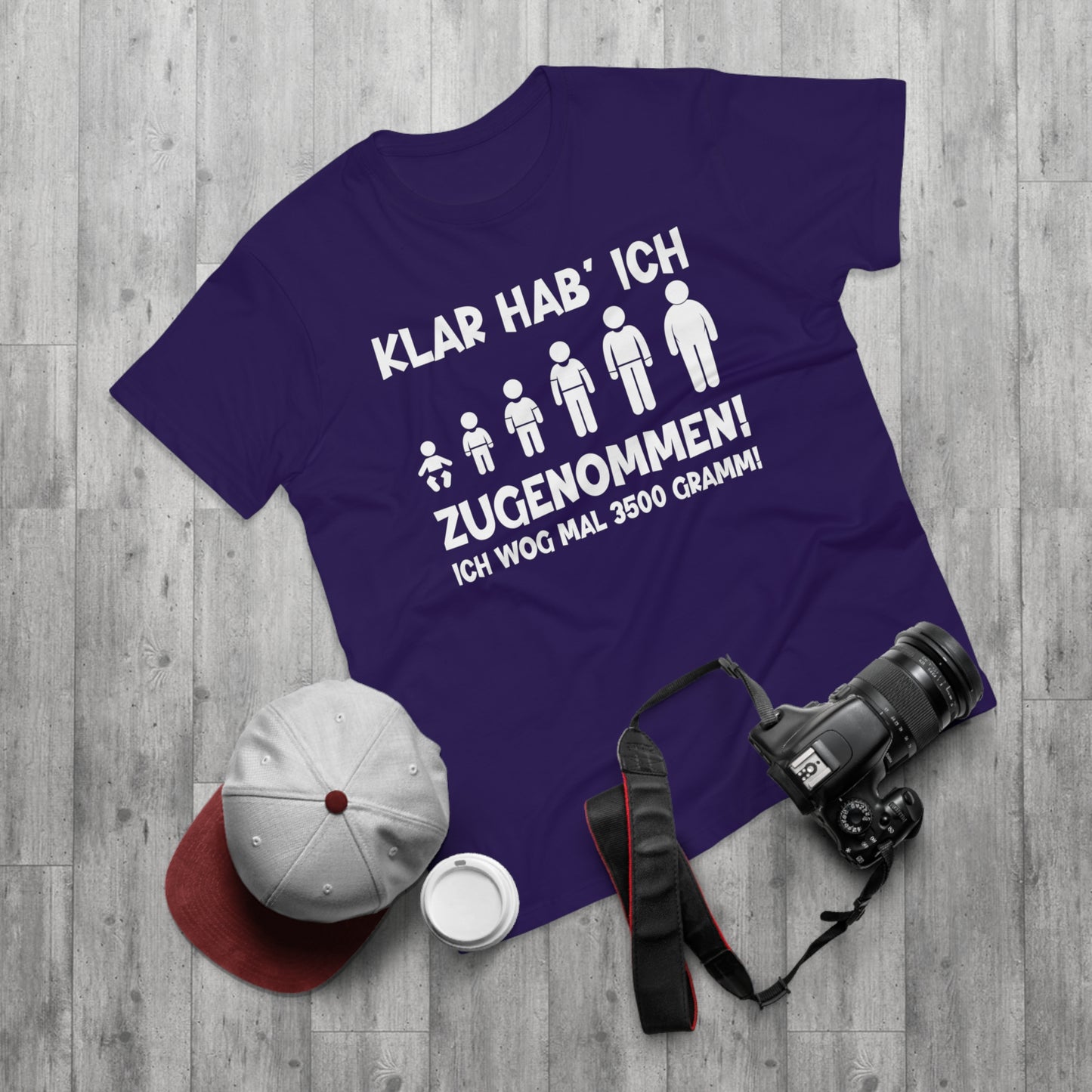 T-Shirt Klar hab' ich zugenommen (bis 5XL)