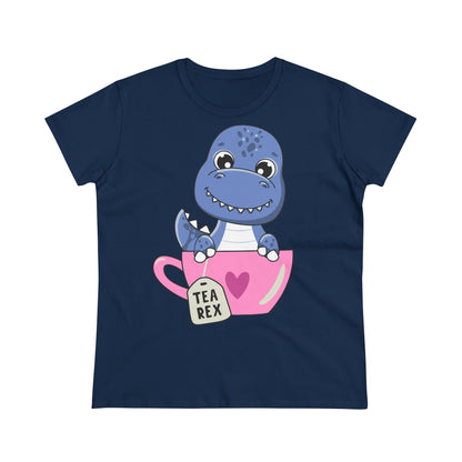 Damen T-Shirt Tea Rex
