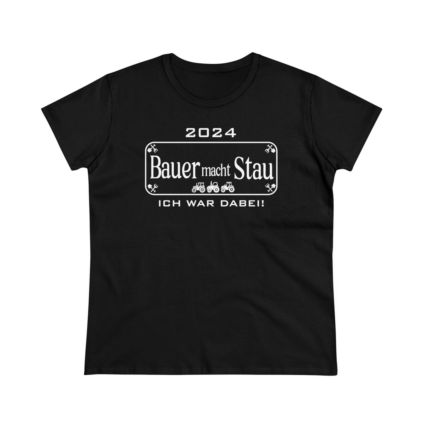 Damen T-Shirt Bauer macht Stau