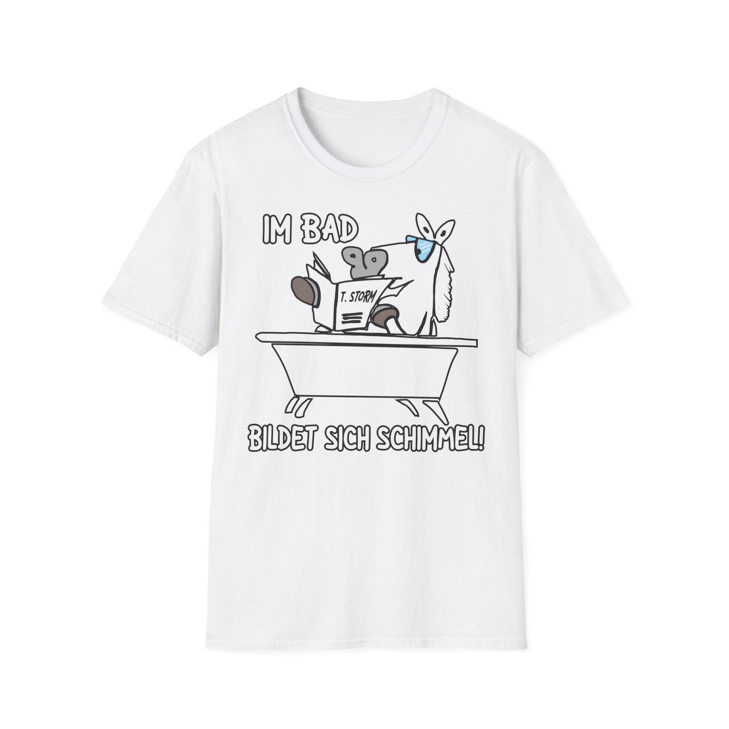 T-Shirt Im Bad bildet sich Schimmel