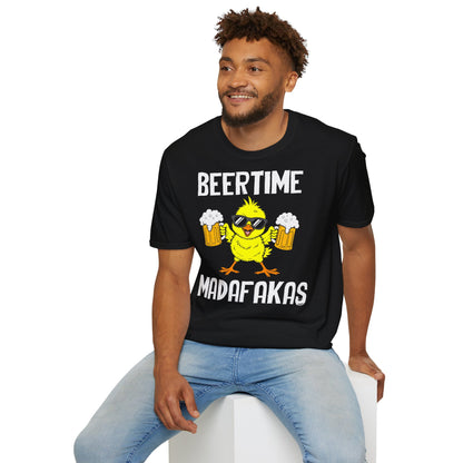 T-Shirt (bis 5XL) Beertime Madafakas