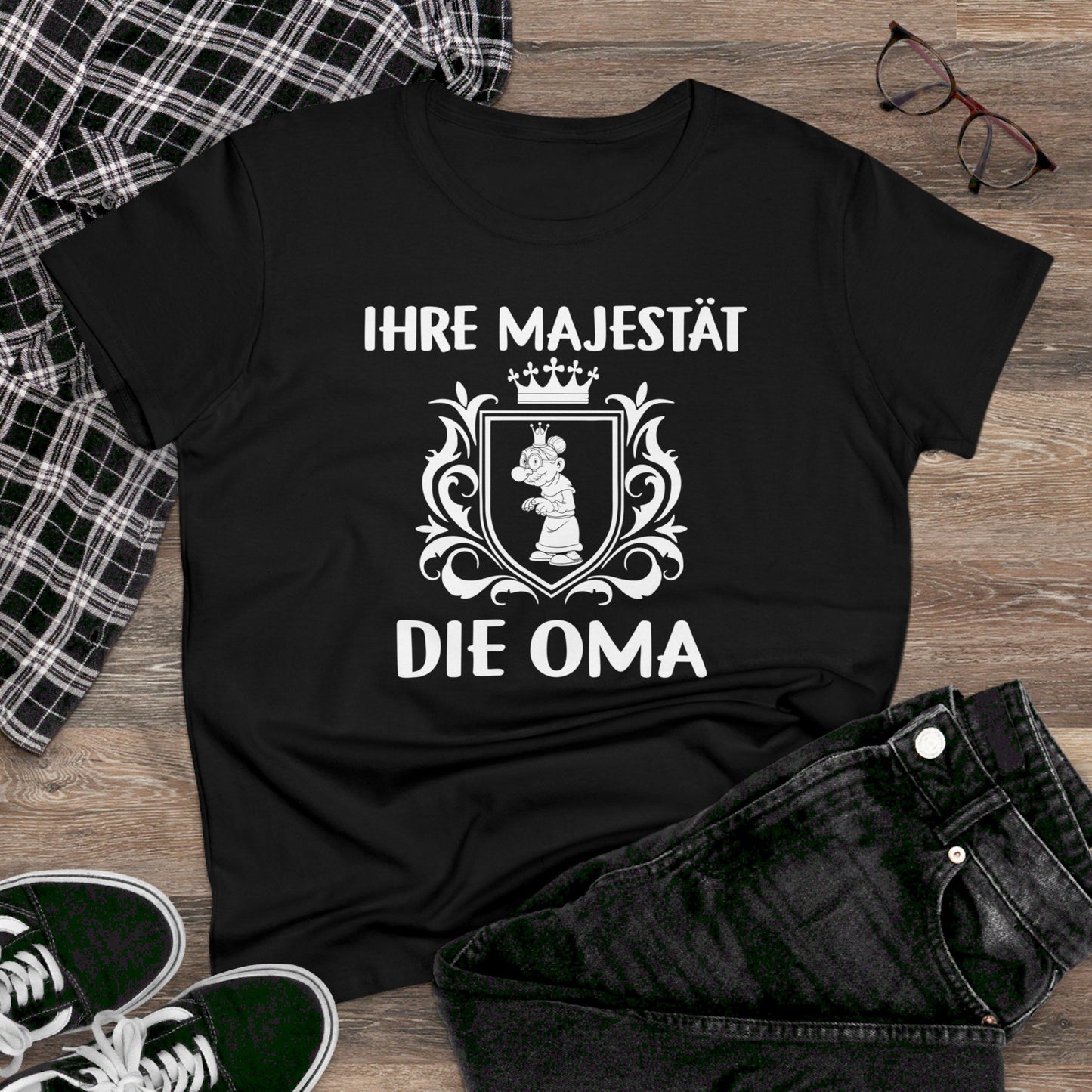 Damen T-Shirt Ihre Majestät die Oma