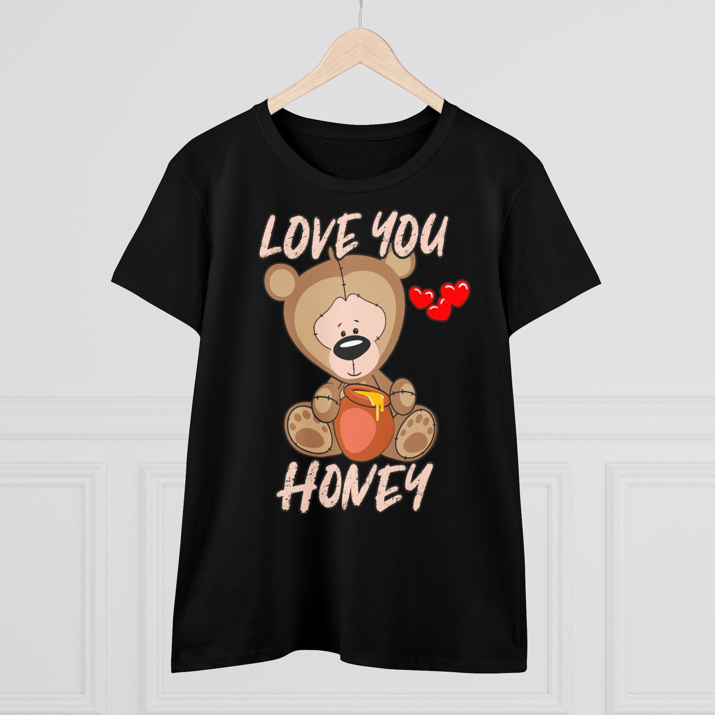 Damen T-Shirt Love you Honey