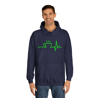 Unisex Hoodie Kaffee EKG