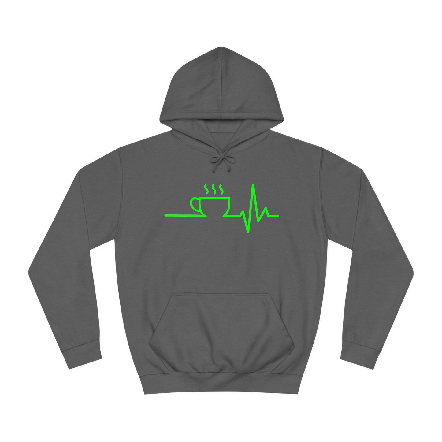 Unisex Hoodie Kaffee EKG