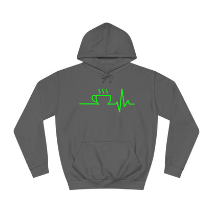 Unisex Hoodie Kaffee EKG