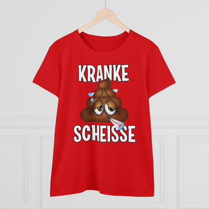 Damen T-Shirt Kranke Scheisse