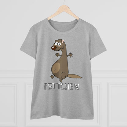 Damen T-Shirt Fettchen