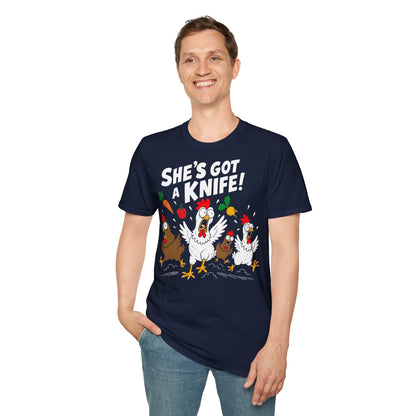 T-Shirt (bis 5XL) She's got a Knife