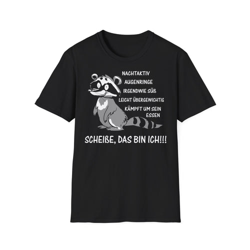 T-Shirt (bis 5XL) Nachtaktiv Augenringe