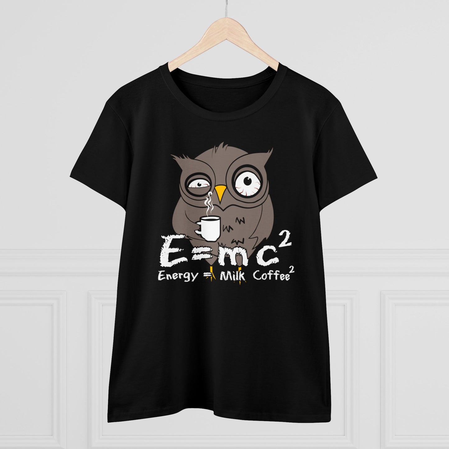 Damen T-Shirt Energy Milk Coffee