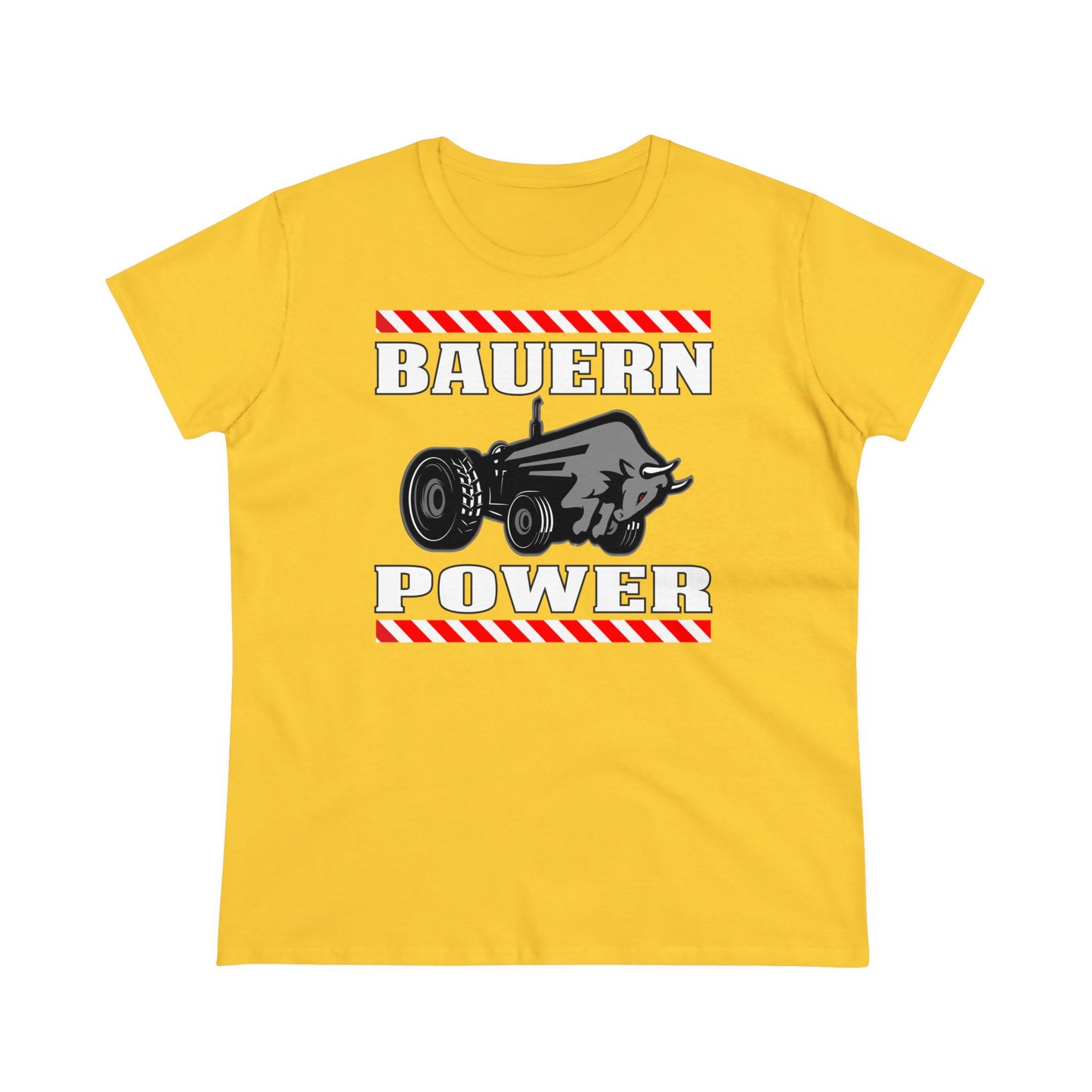 Damen T-Shirt Bauern Power