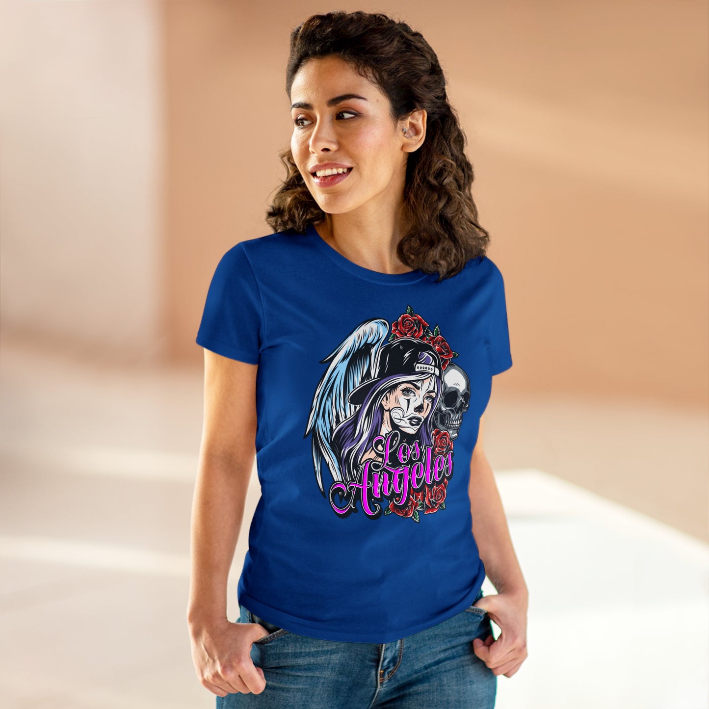Damen T-Shirt Los Angeles