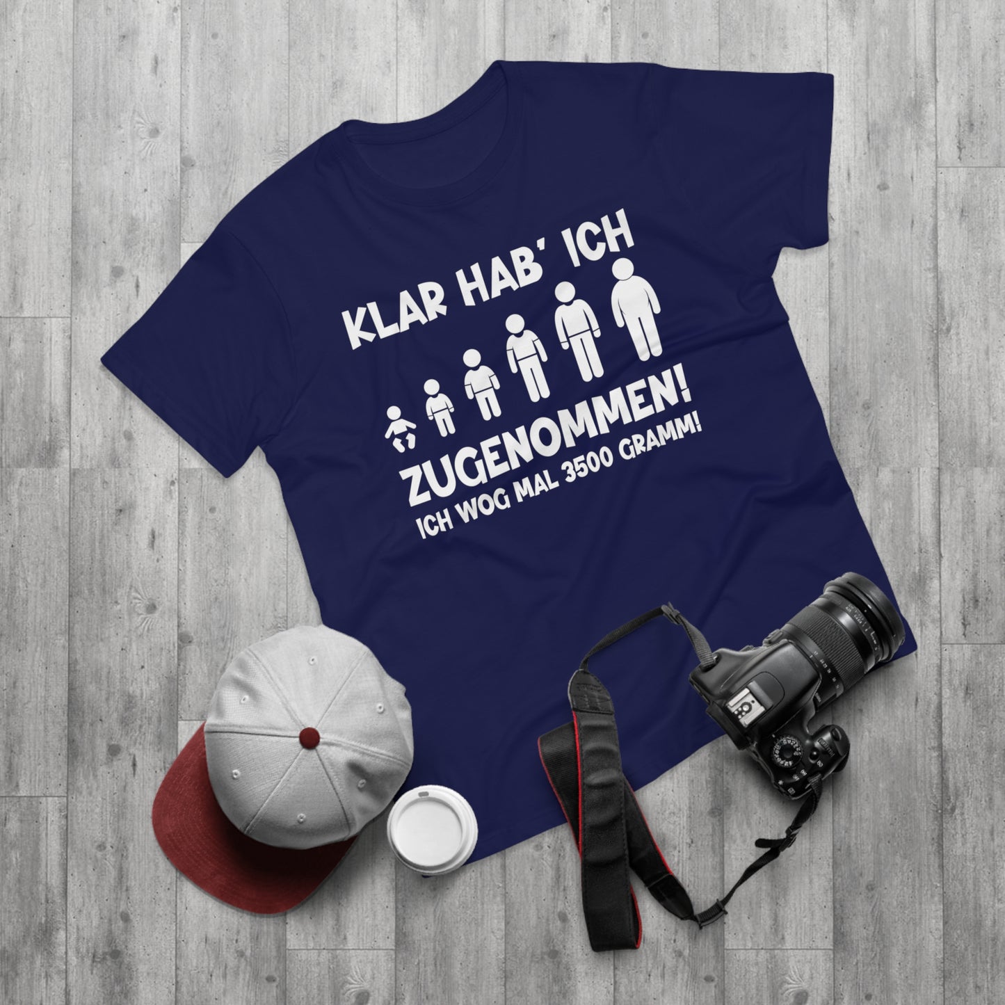 T-Shirt Klar hab' ich zugenommen (bis 5XL)