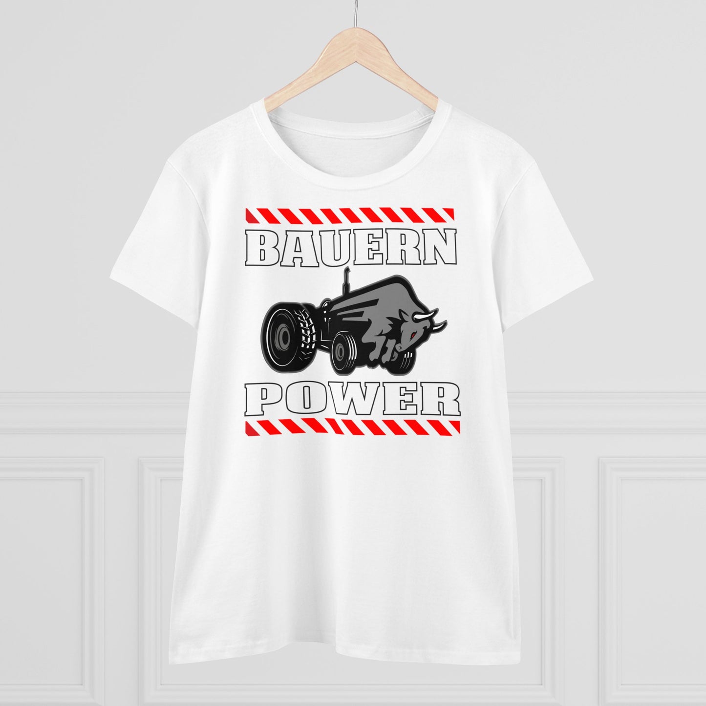 Damen T-Shirt Bauern Power