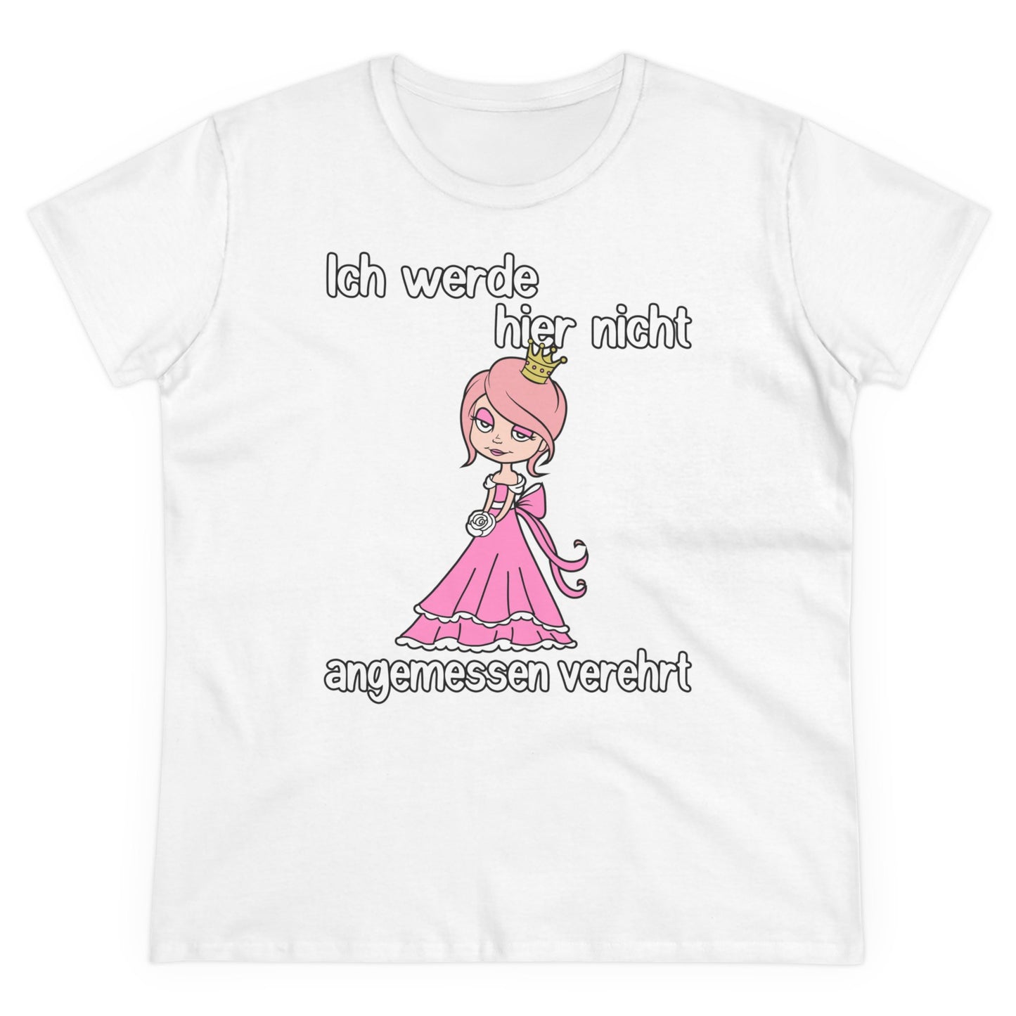 Damen T-Shirt Nicht angemessen verehrt