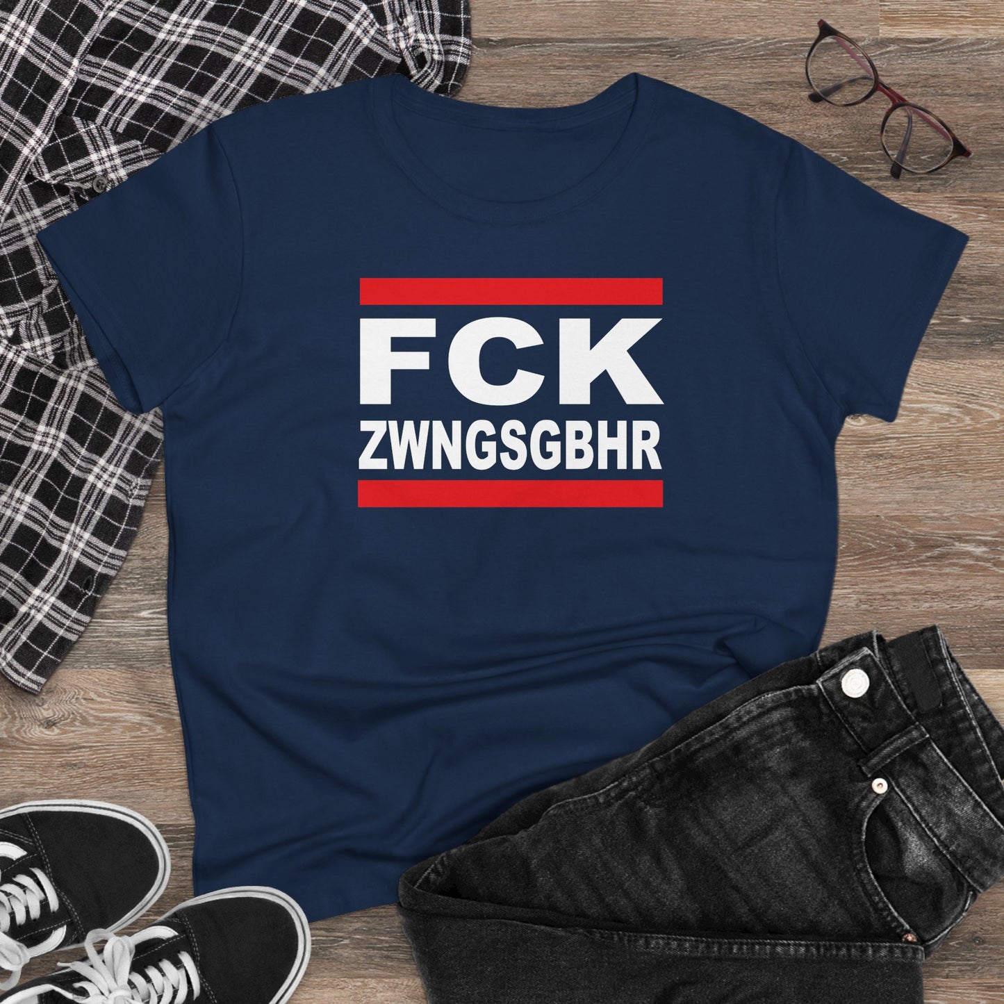 Damen T-Shirt FCK ZWNGSGBHR