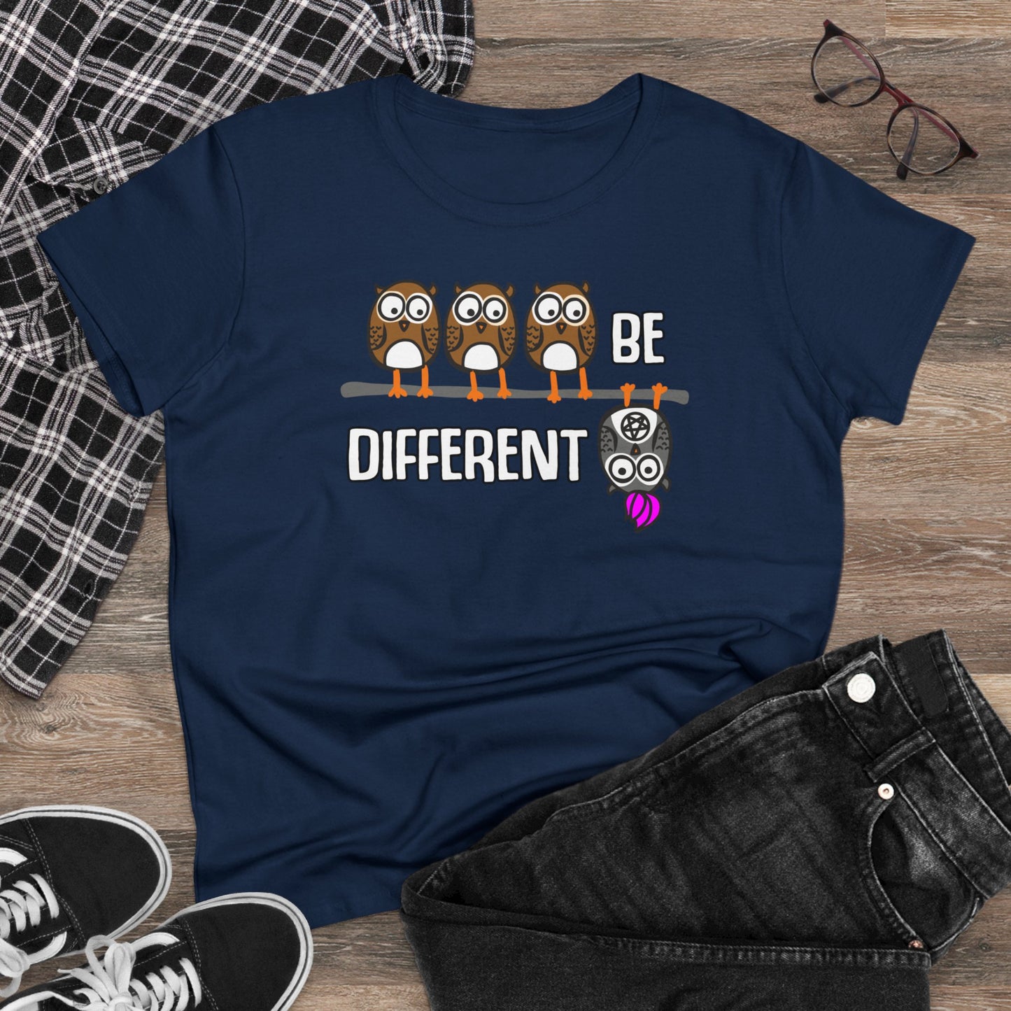Damen T-Shirt Be Different