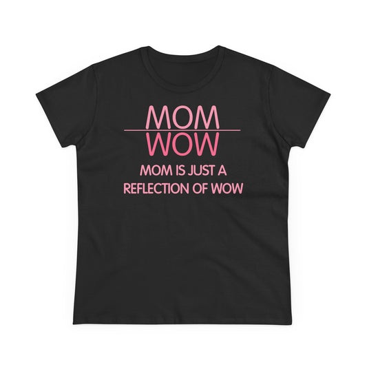 Damen T-Shirt Mom is just a reflection of Wow