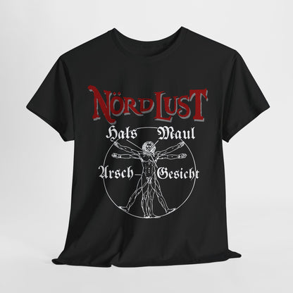 T-Shirt (bis 5XL) NördLust Hals Maul Arsch Gesicht