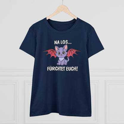 Damen T-Shirt Na los fürchtet Euch