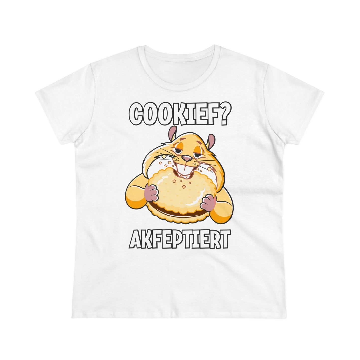 Damen T-Shirt Cookief akfeptiert