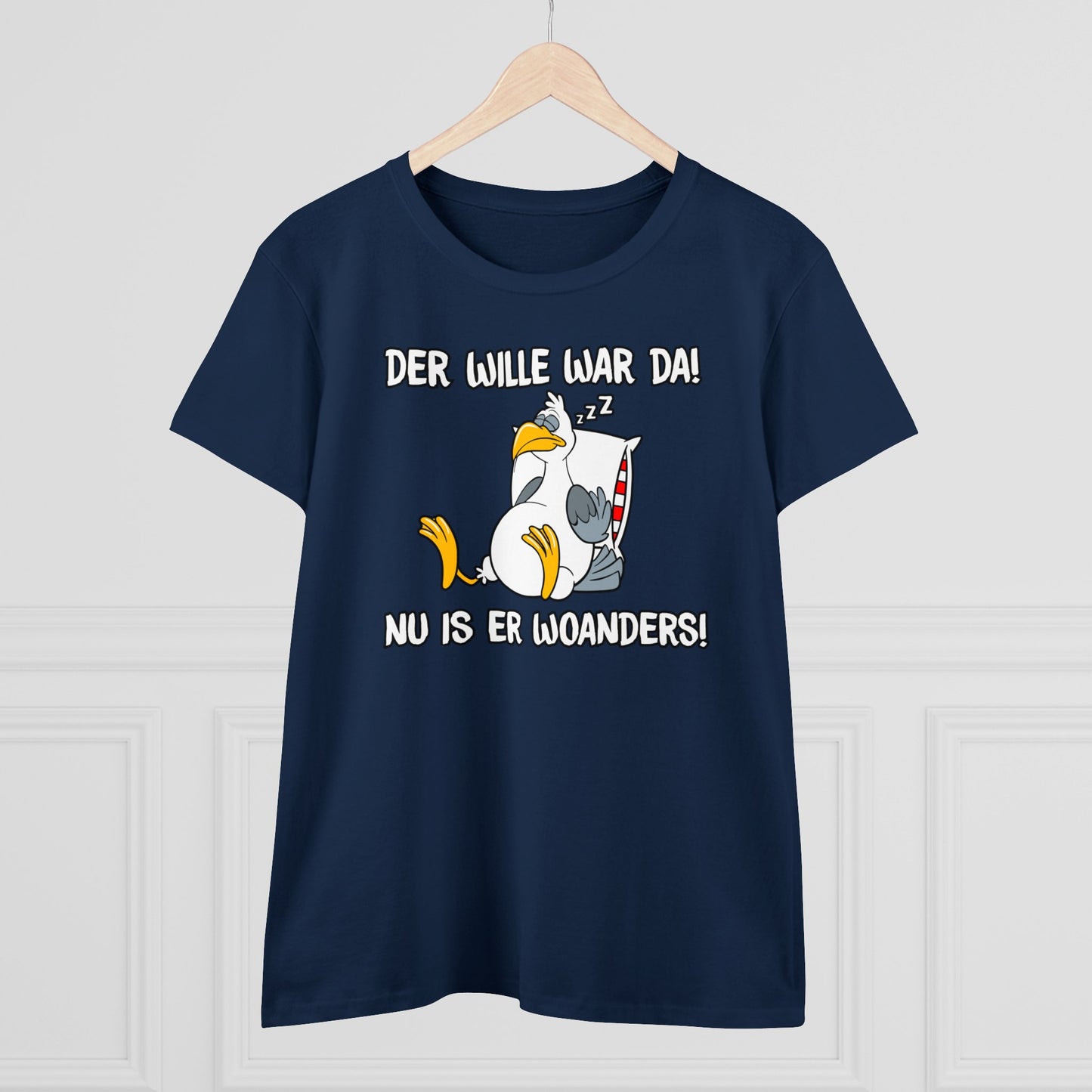 Damen T-Shirt Der Wille war da