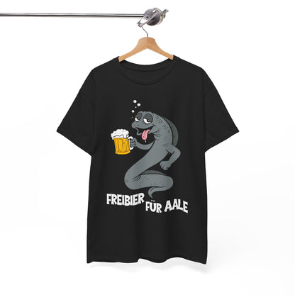 T-Shirt (bis 5XL) Freibier für Aale
