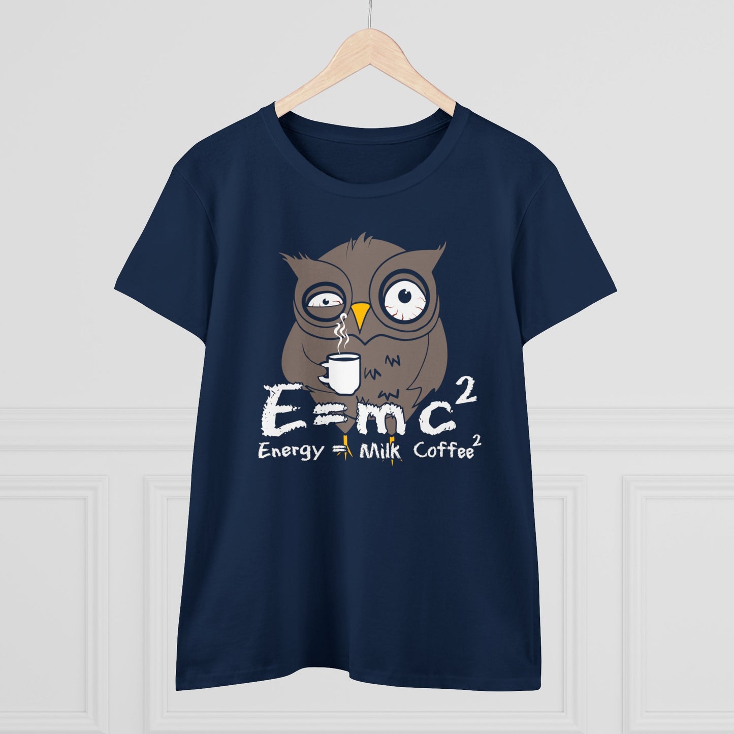 Damen T-Shirt Energy Milk Coffee