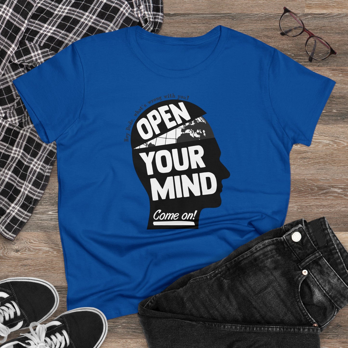 Damen T-Shirt Open your Mind