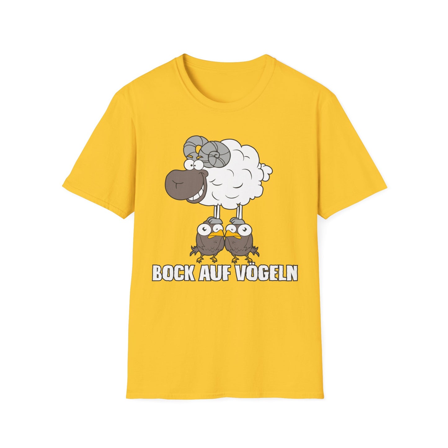 T-Shirt Bock auf Vögeln