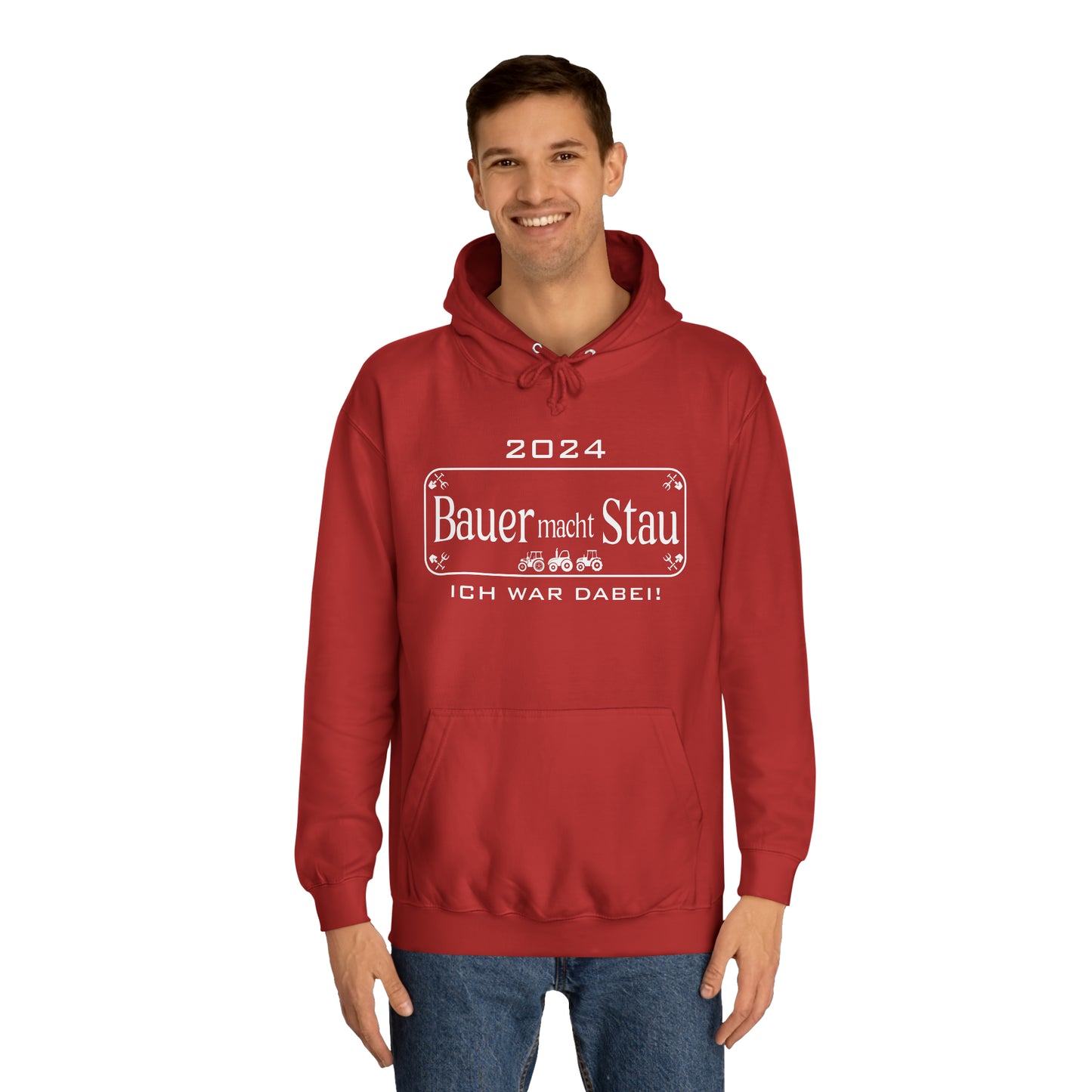 Unisex Hoodie Bauer macht Stau